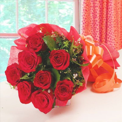 Premium Red Rose Bouquet (8Nos.)
