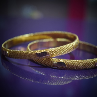SG Gold Plated Bangle For Her